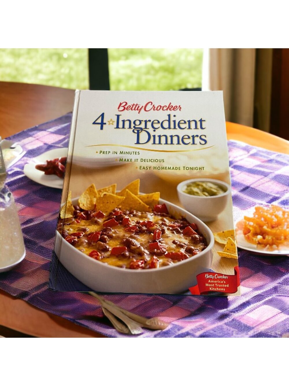 Betty Crocker 4 Ingredient Dinners Cookbook Easy Quick Recipes HC 2003
